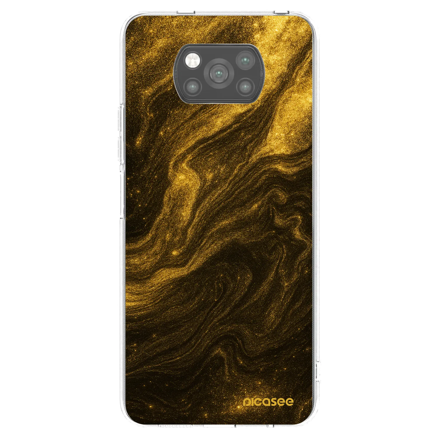 Picasee silikónový čierny obal pre Xiaomi Poco X3 - Black