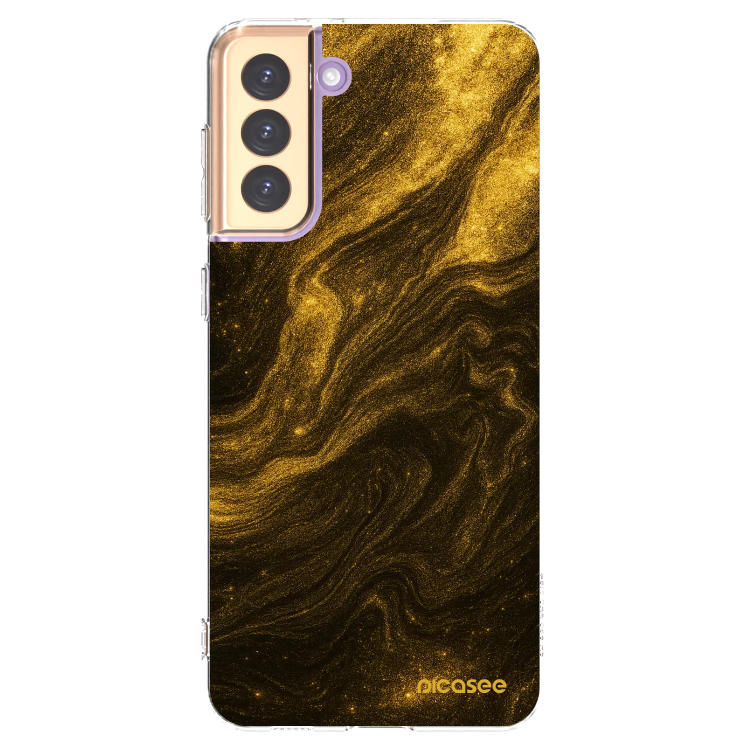 Picasee silikónový prehľadný obal pre Samsung Galaxy S21+ 5G G996F - Black