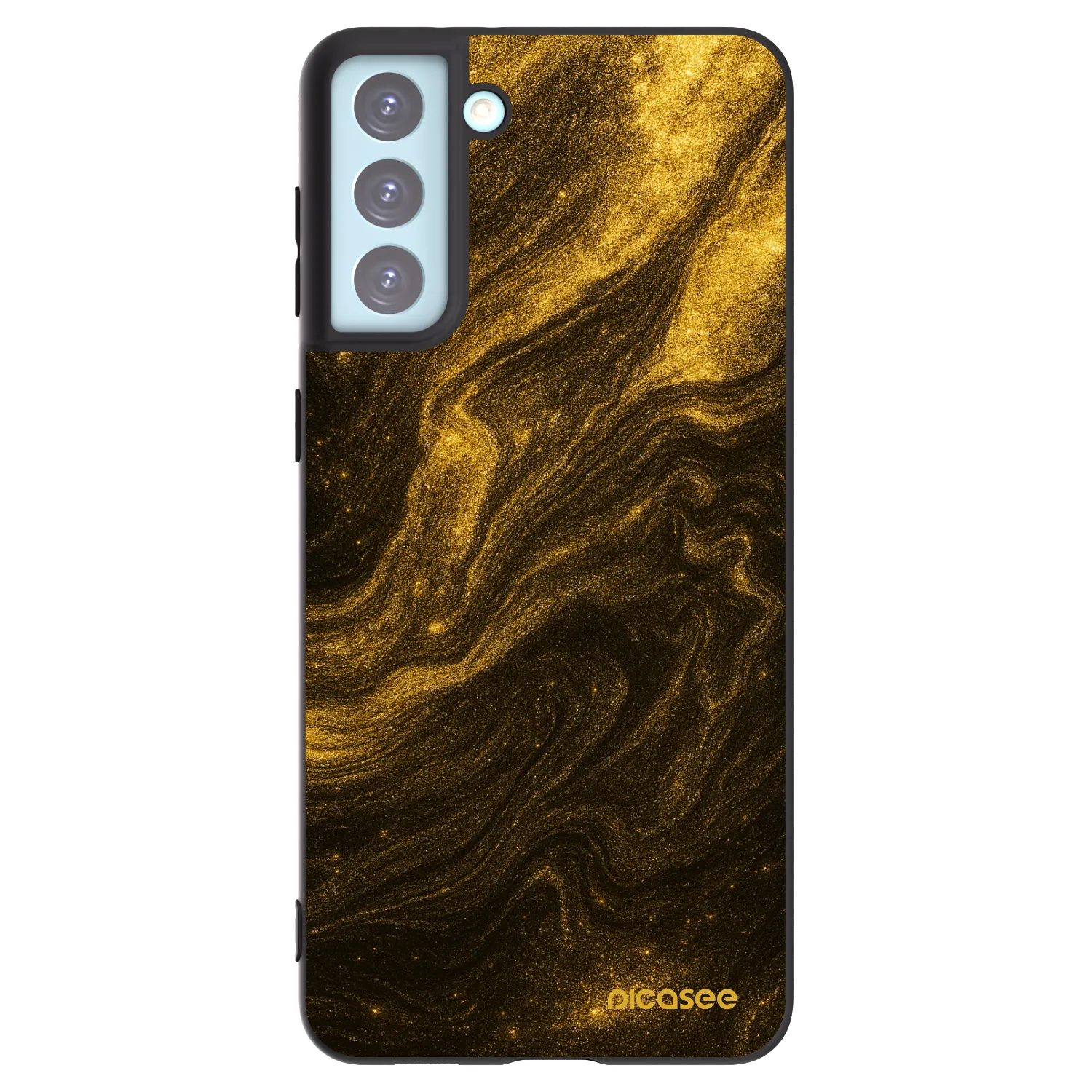 Picasee silikónový čierny obal pre Samsung Galaxy S21+ 5G G996F - Black
