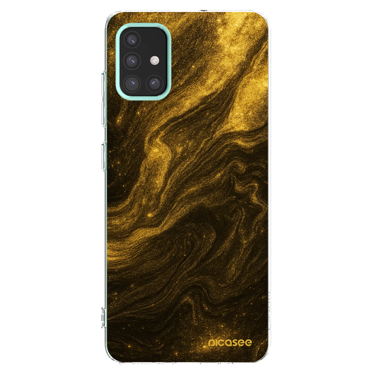 Picasee silikónový prehľadný obal pre Samsung Galaxy M31s - Black