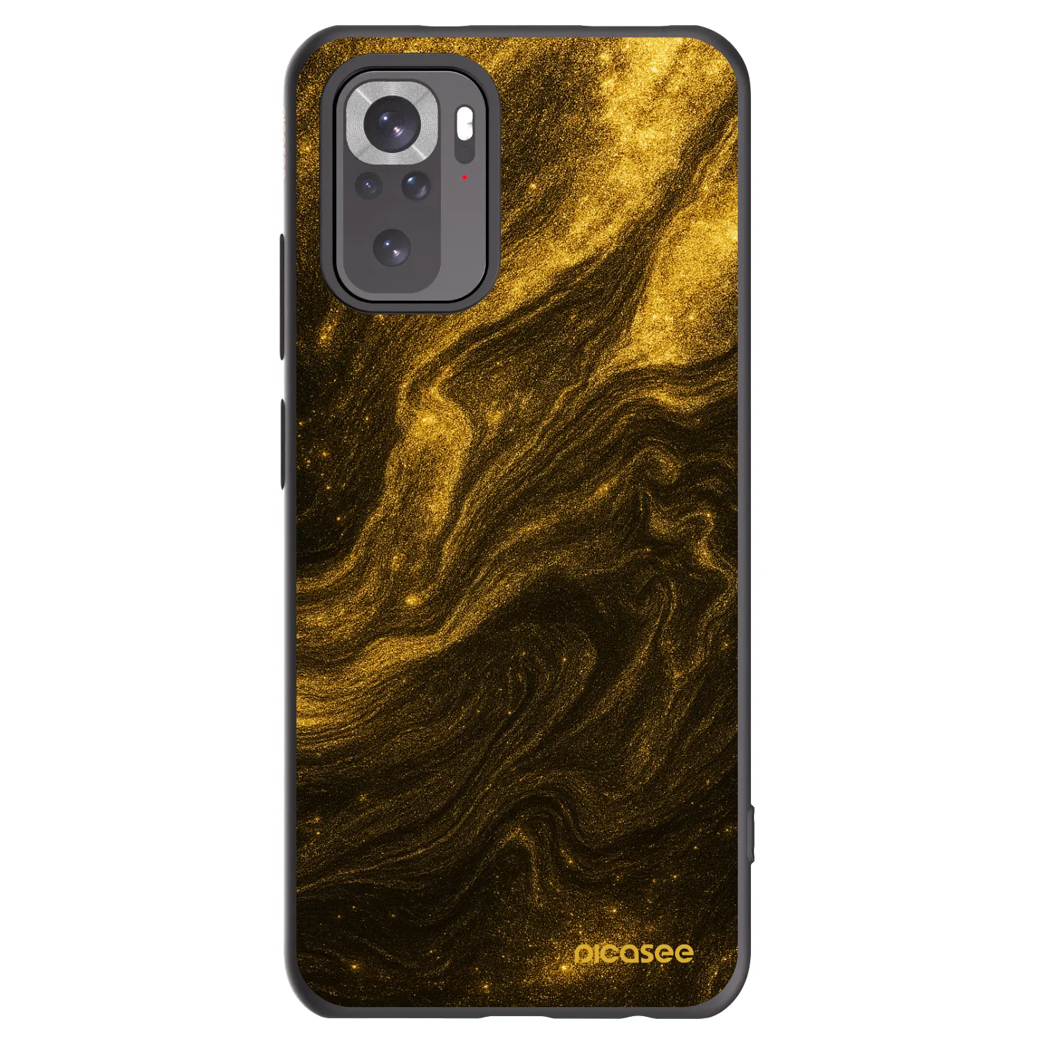 Picasee silikónový čierny obal pre Xiaomi Redmi Note 10 - Black