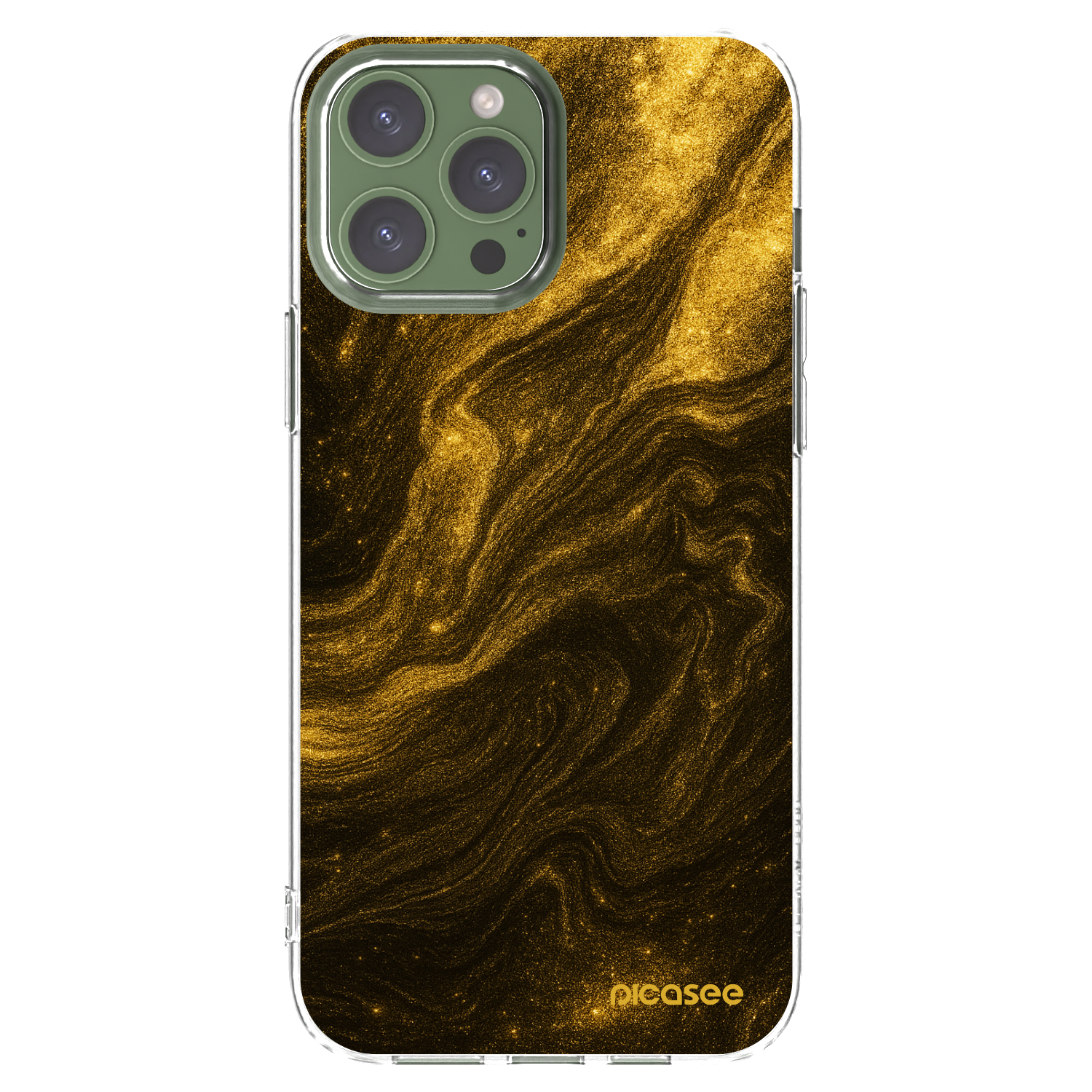 Silikónový prehľadný obal pre Apple iPhone 13 Pro Max - Black