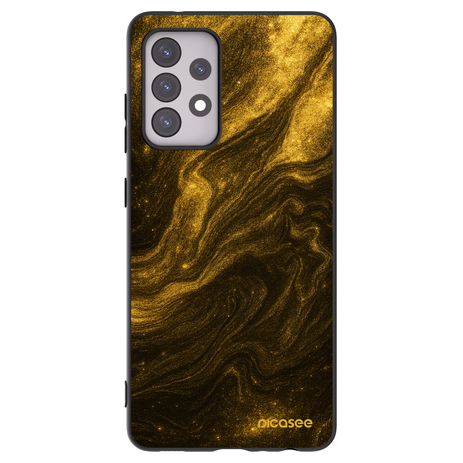 Picasee silikónový čierny obal pre Samsung Galaxy A52s 5G A528B - Black
