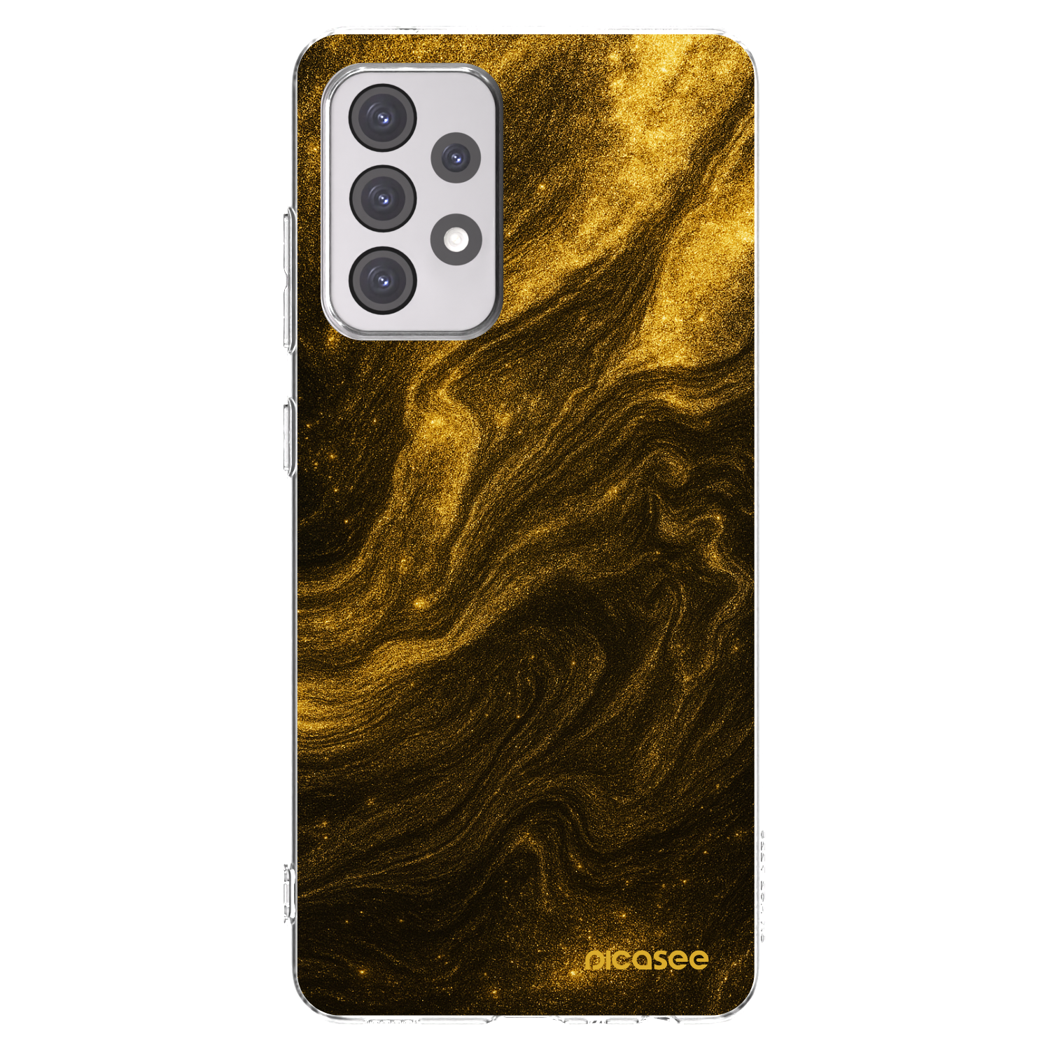 Picasee silikónový prehľadný obal pre Samsung Galaxy A52s 5G A528B - Black