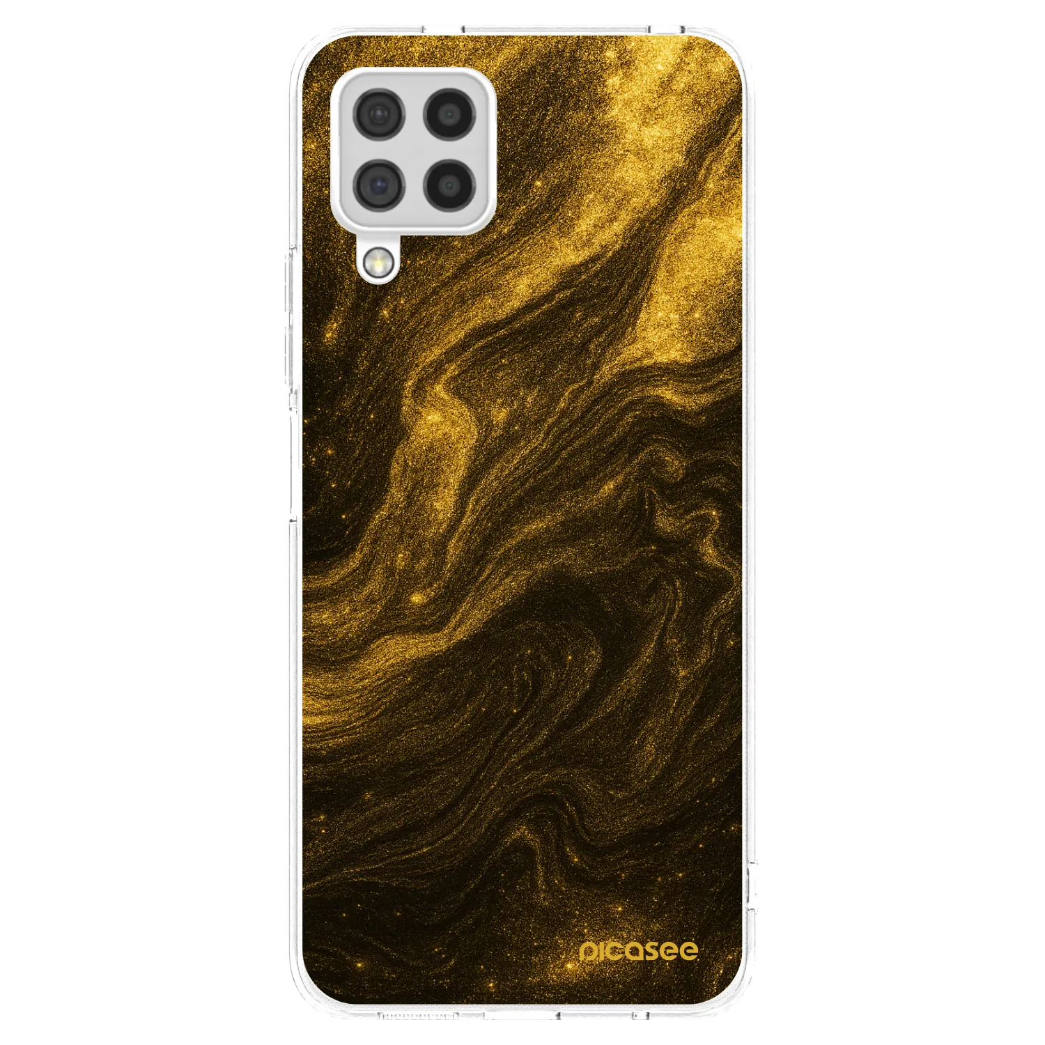 Picasee silikónový prehľadný obal pre Samsung Galaxy A22 A225F 4G - Black
