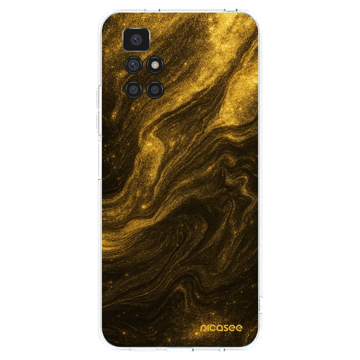 Picasee silikónový prehľadný obal pre Xiaomi Redmi 10 - Black