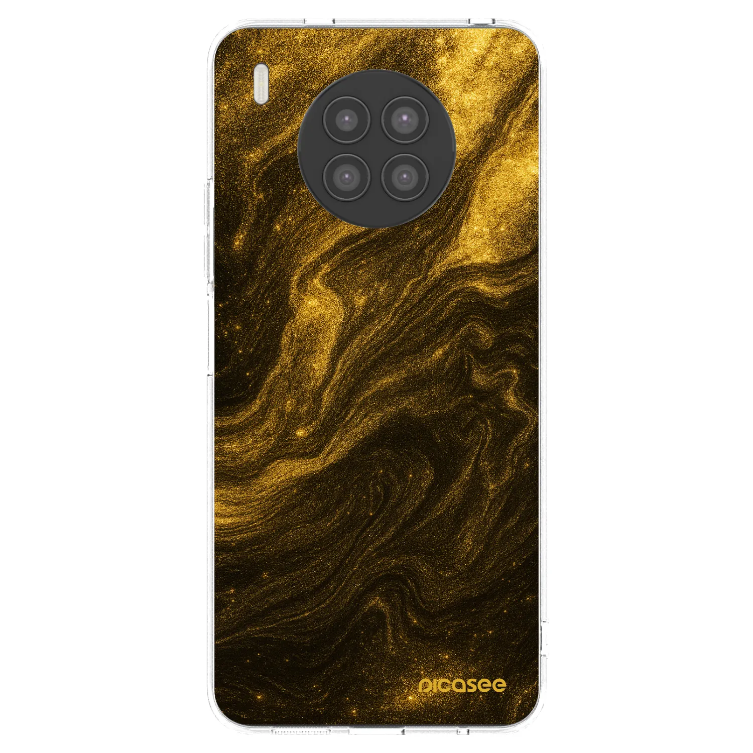 Picasee silikónový prehľadný obal pre Huawei Nova 8i - Black