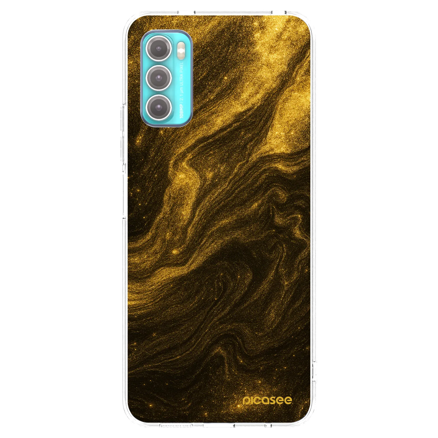 Picasee silikónový prehľadný obal pre Motorola Moto G60 - Black