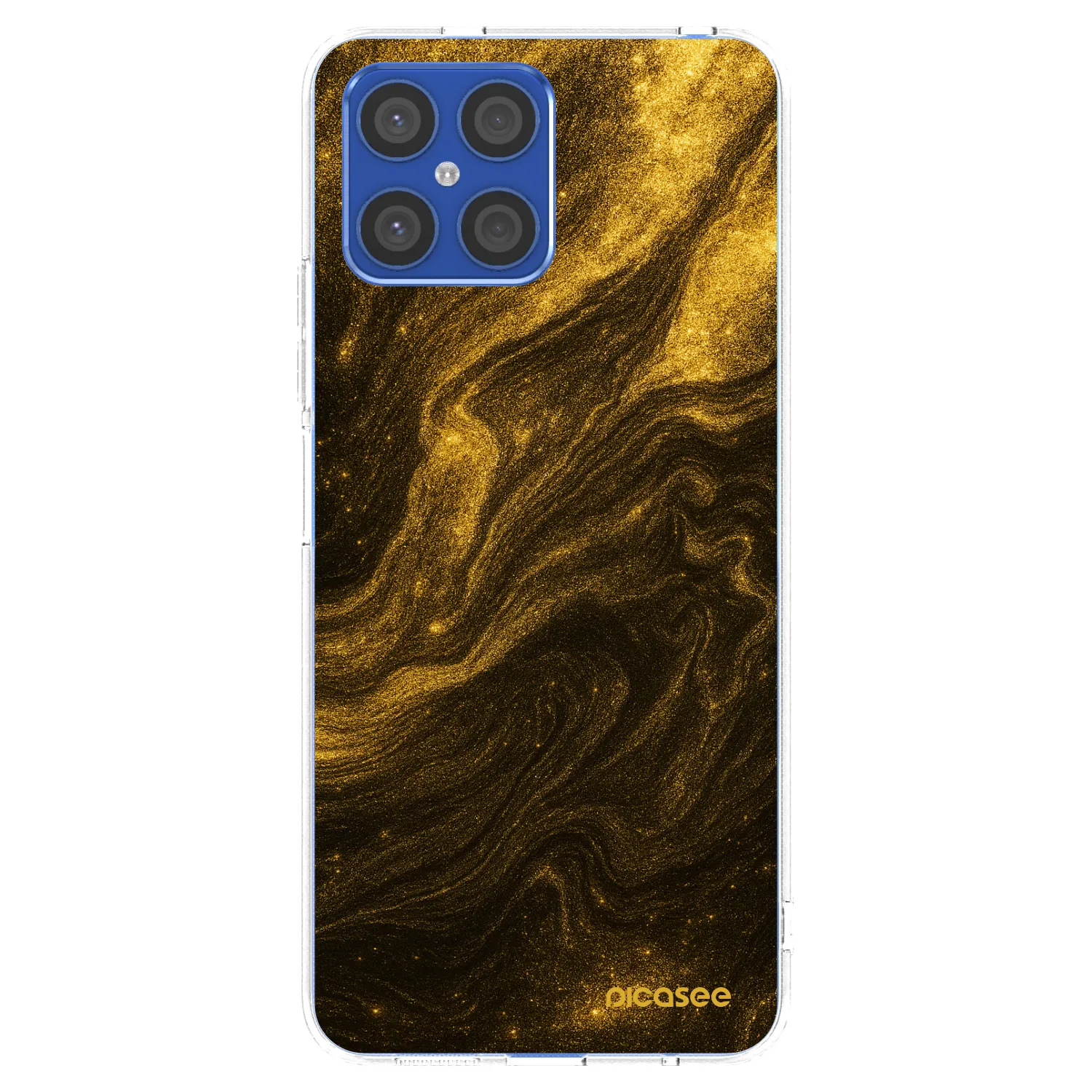 Picasee silikónový prehľadný obal pre Honor X8 4G - Black