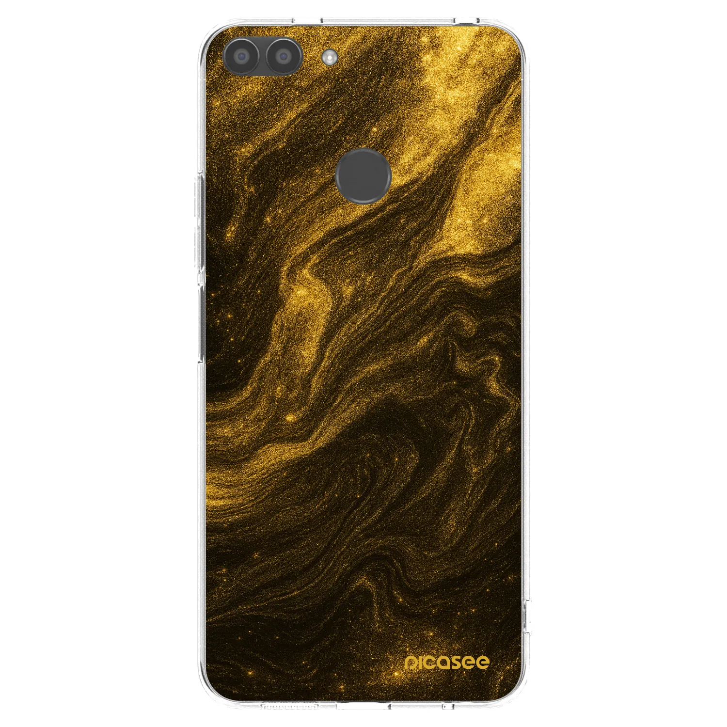 Picasee silikónový prehľadný obal pre Huawei P Smart - Black