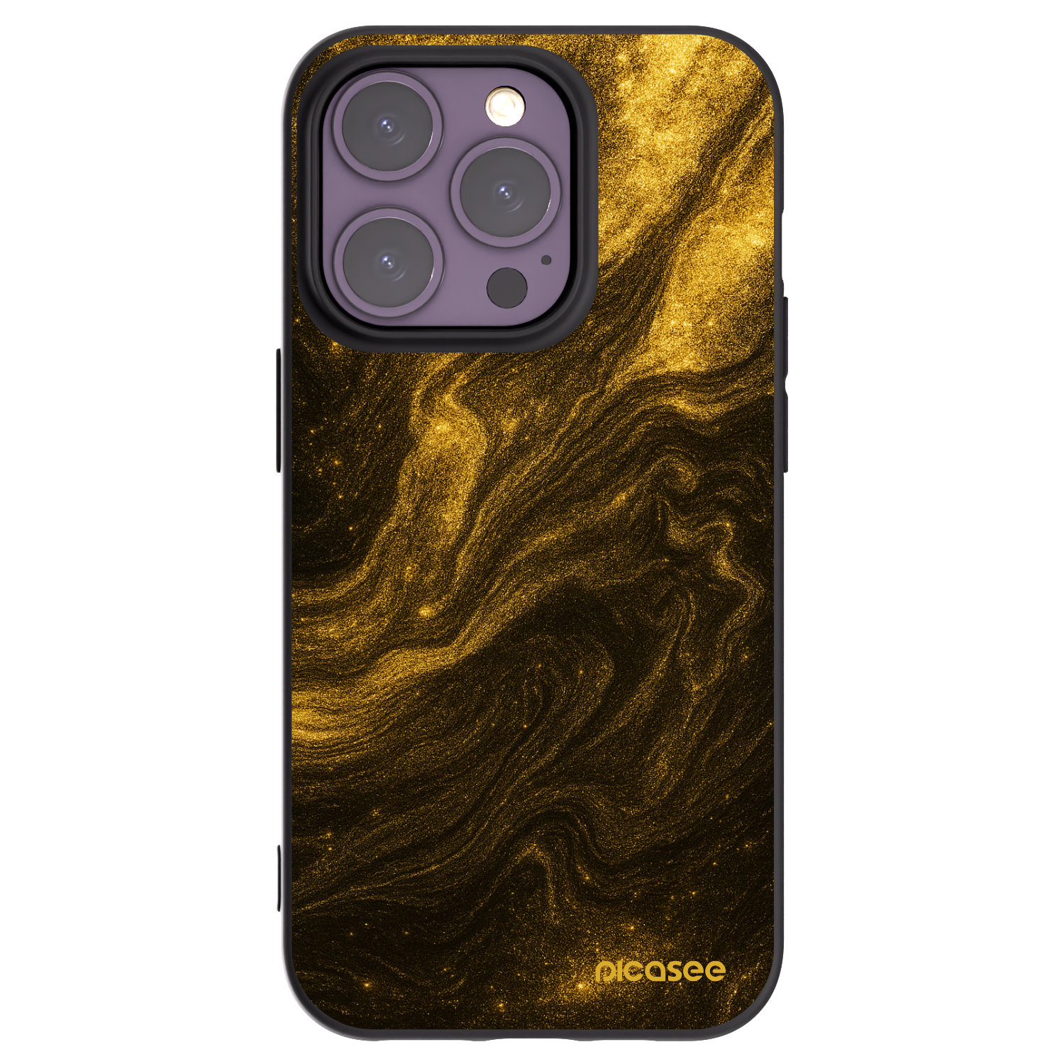 Picasee silikónový čierny obal pre Apple iPhone 14 Pro - Black