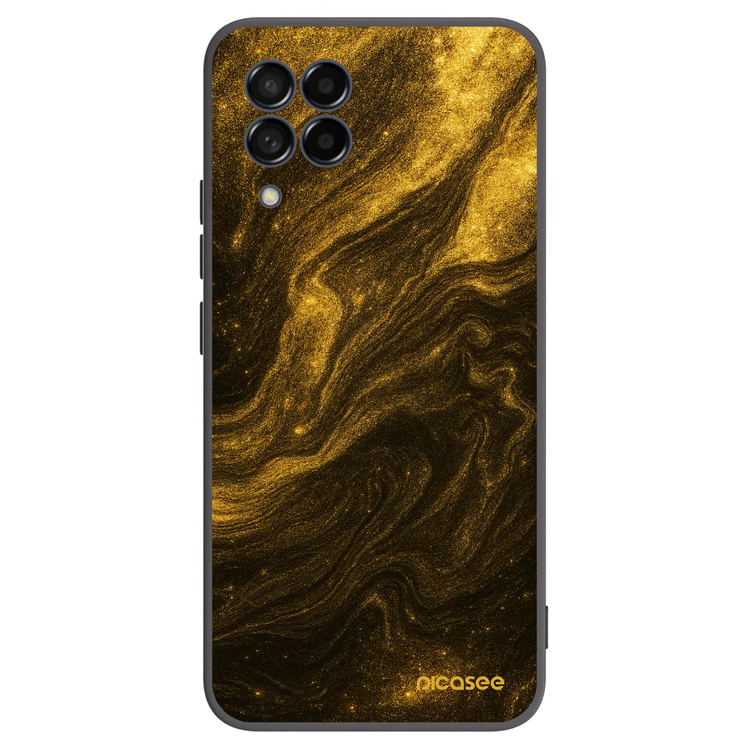 Picasee silikónový čierny obal pre Samsung Galaxy M53 5G - Black