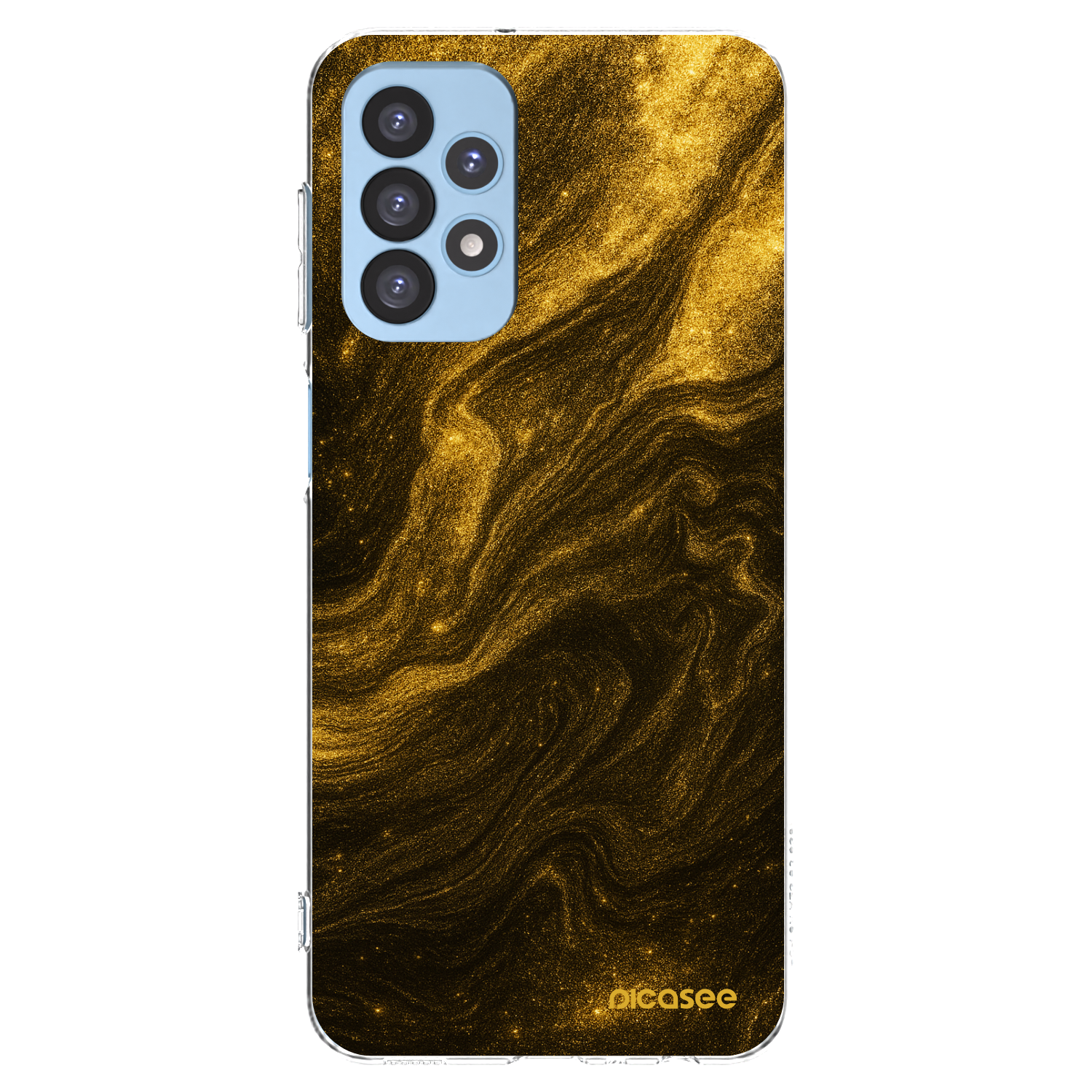 Picasee silikónový prehľadný obal pre Samsung Galaxy A23 A235F 4G - Black