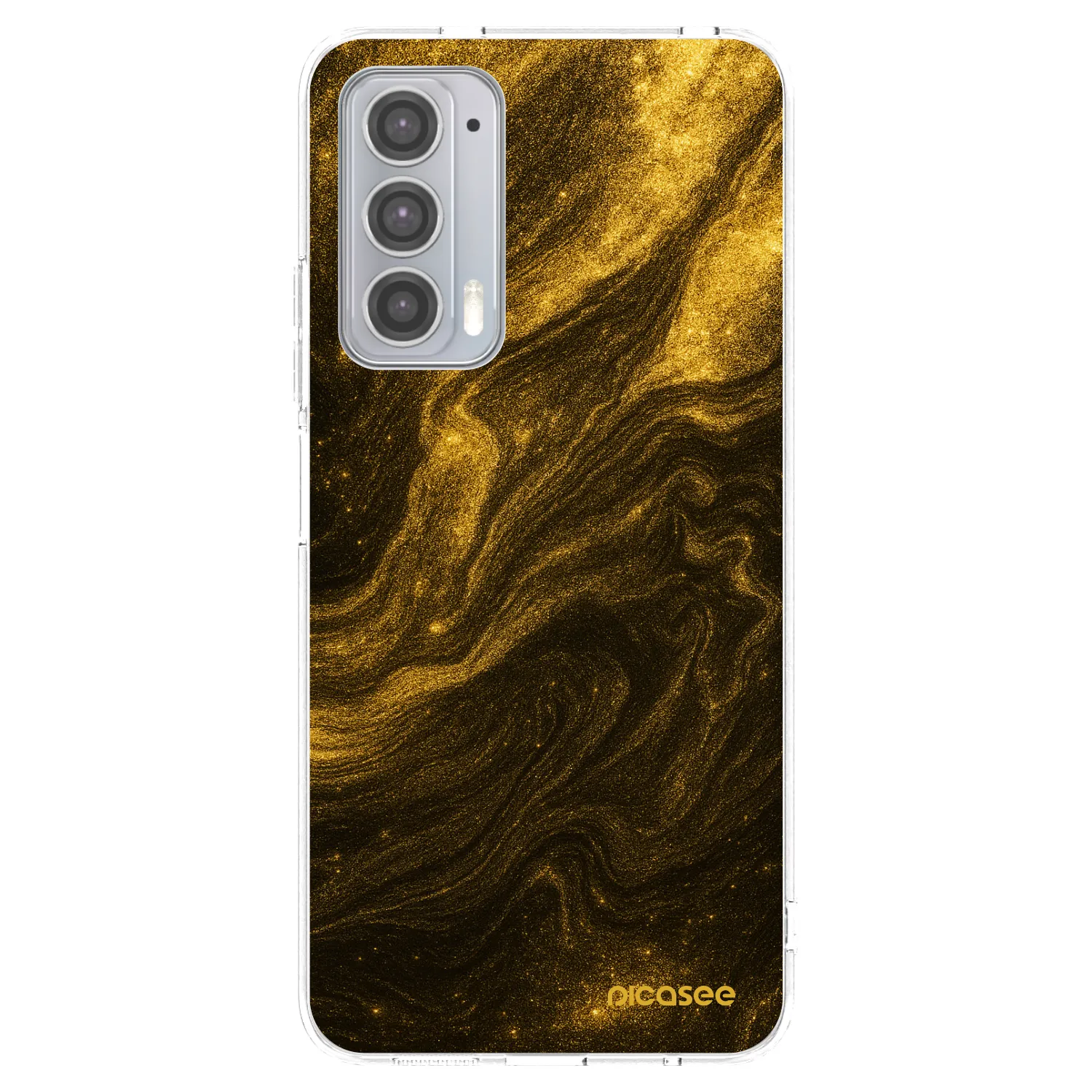 Picasee silikónový prehľadný obal pre Motorola Edge 20 - Black