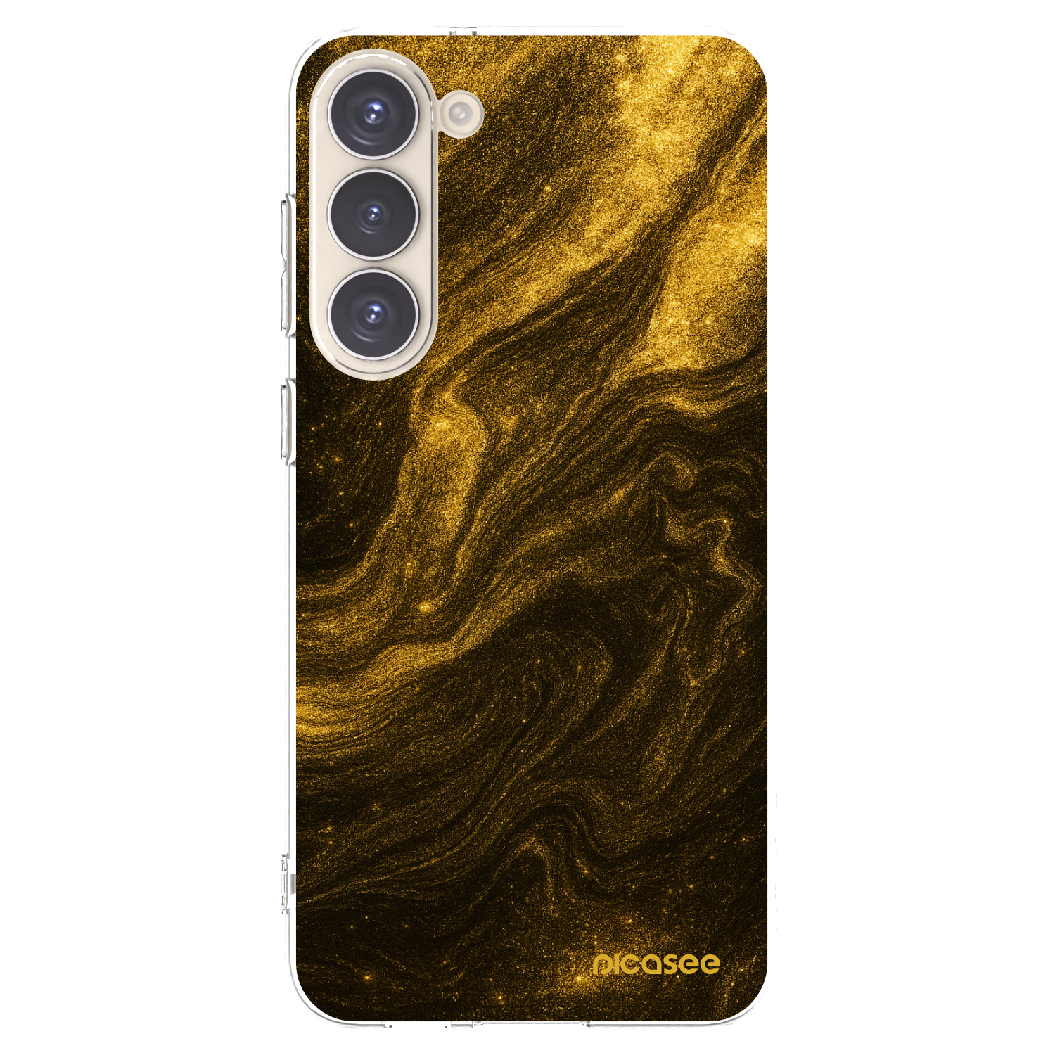 Picasee silikónový prehľadný obal pre Samsung Galaxy S23+ 5G - Black