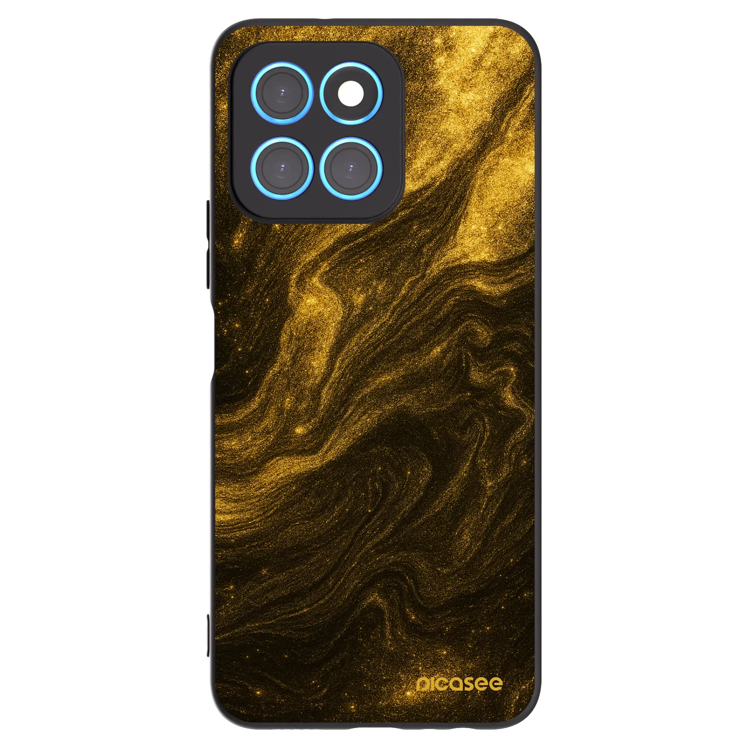 Picasee silikónový čierny obal pre Honor X8 5G - Black