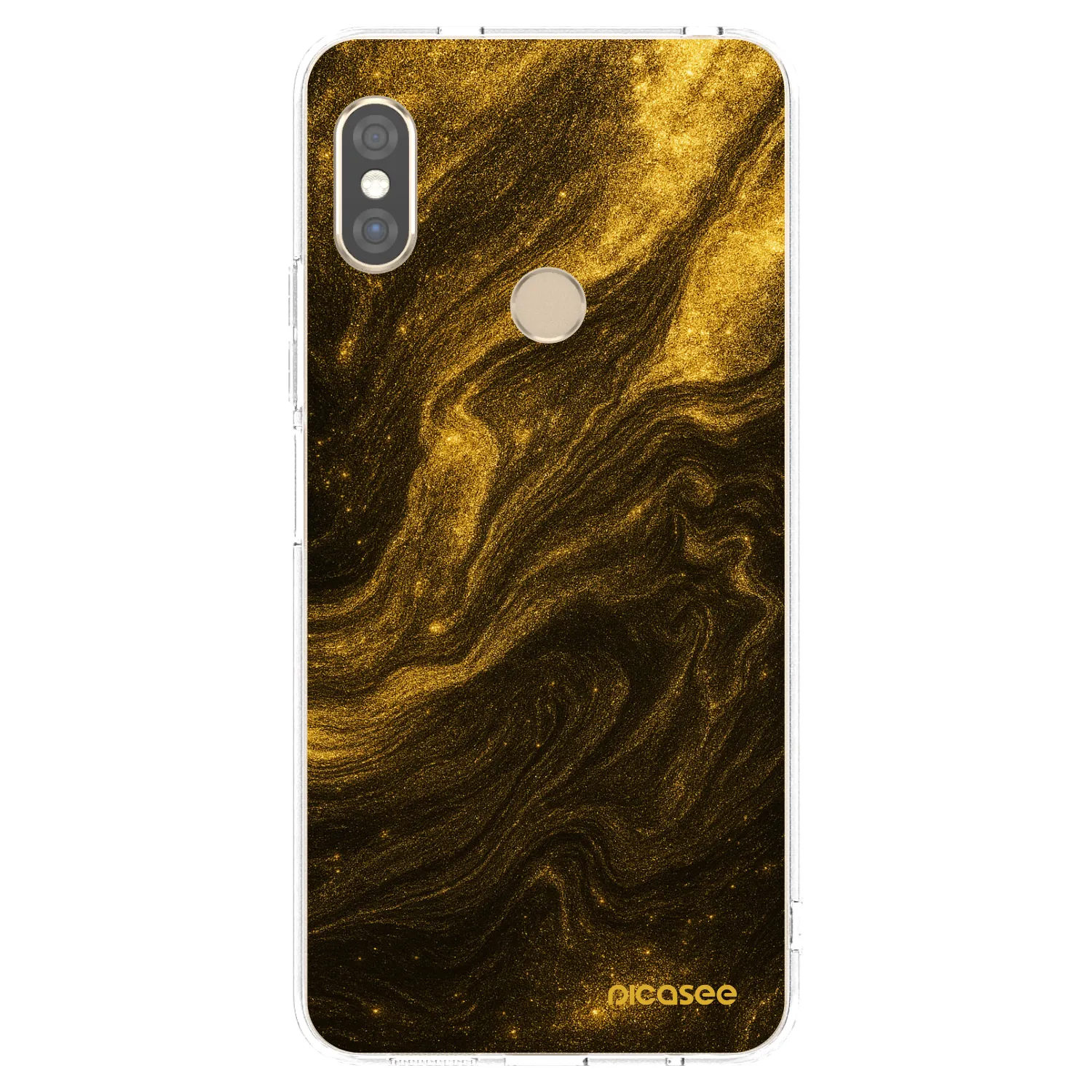 Picasee silikónový prehľadný obal pre Xiaomi Redmi Note 5 Global - Black