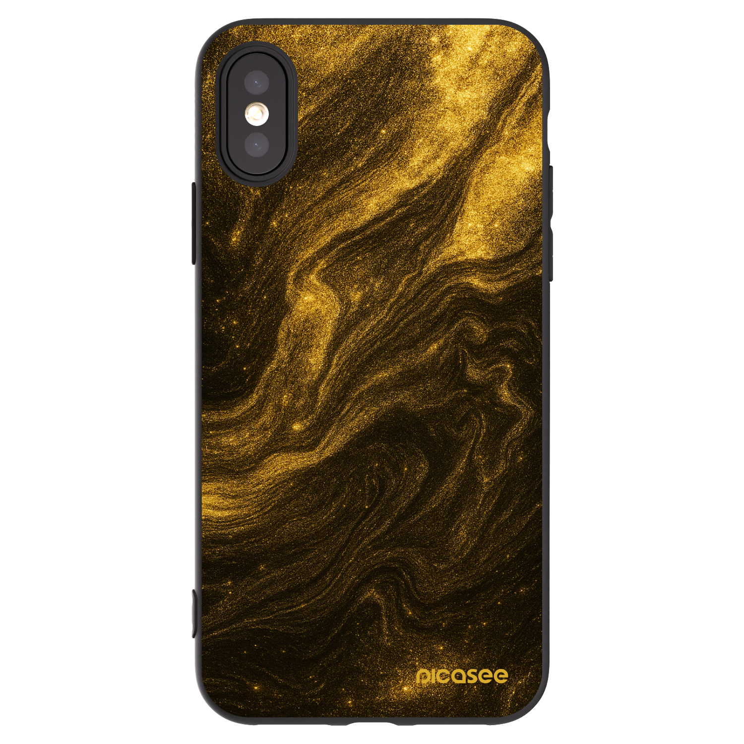 Picasee silikónový čierny obal pre Apple iPhone X/XS - Black