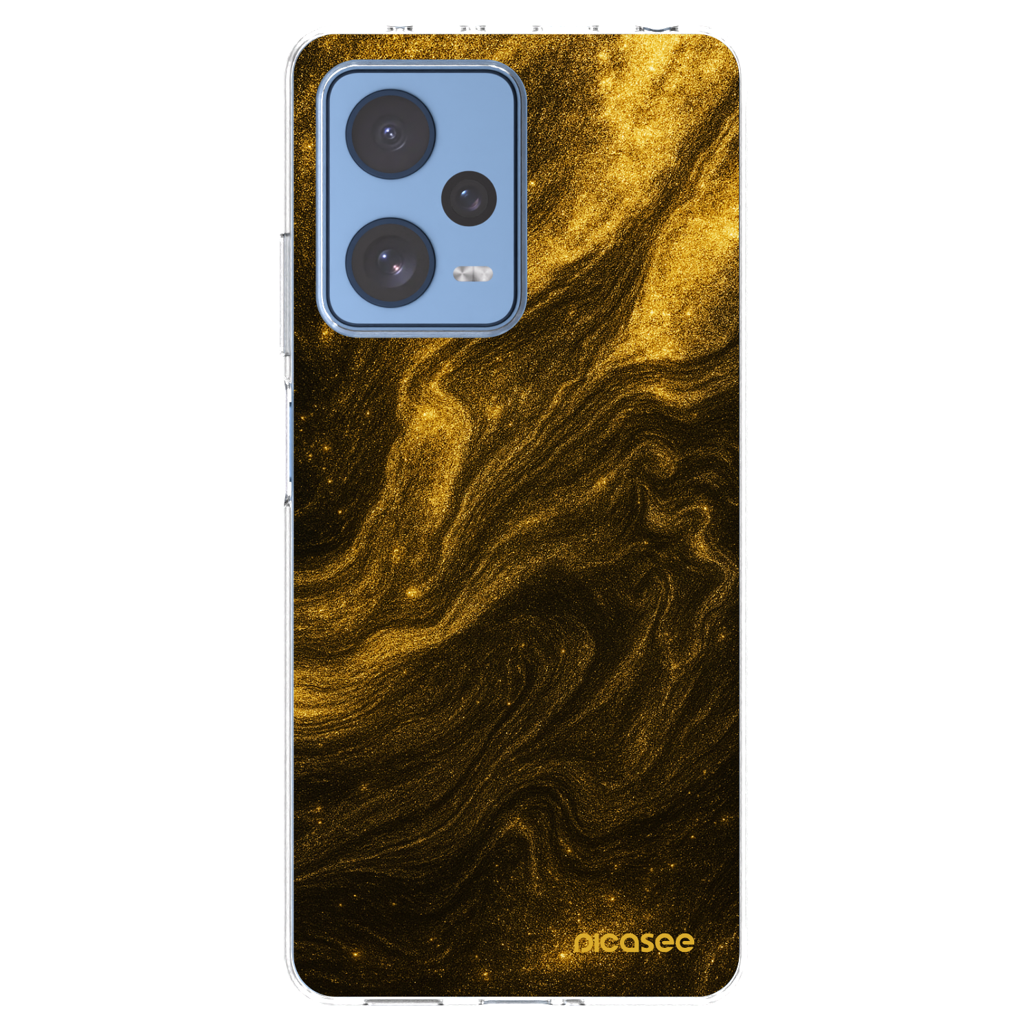 Picasee silikónový prehľadný obal pre Xiaomi Redmi Note 12 Pro 5G - Black
