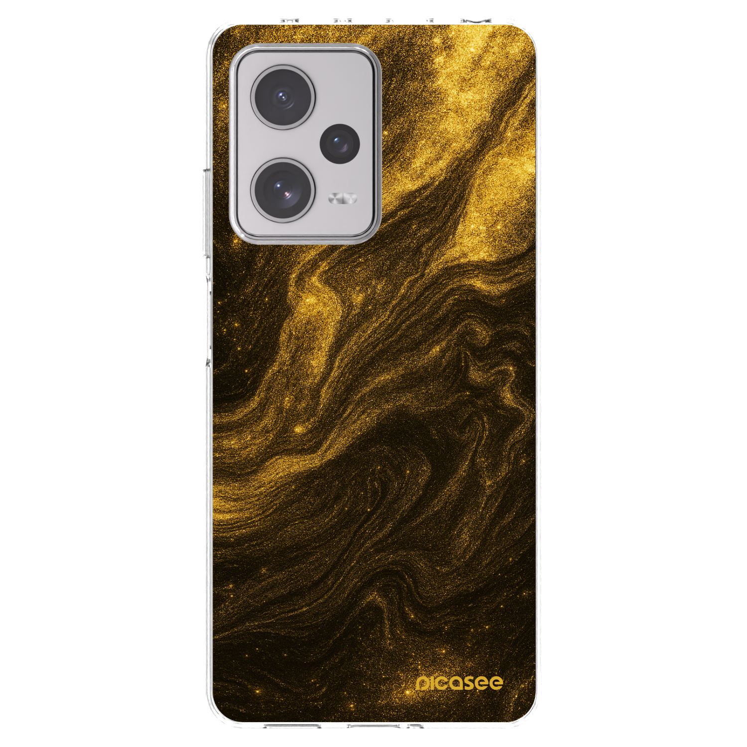 Picasee silikónový prehľadný obal pre Xiaomi Redmi Note 12 Pro+ 5G - Black