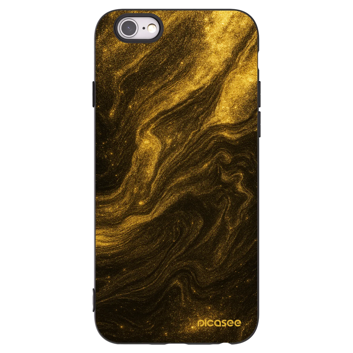 Picasee silikónový čierny obal pre Apple iPhone 6/6S - Black
