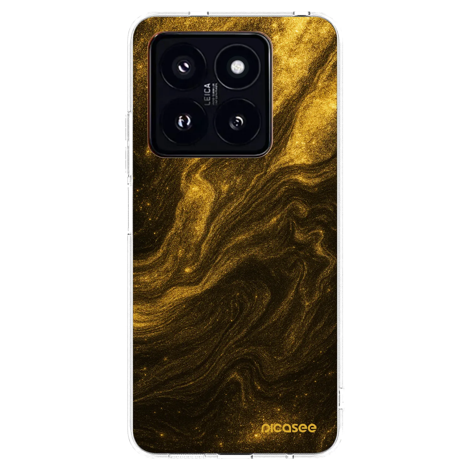 Silikónový prehľadný obal pre Xiaomi 14 Pro - Black