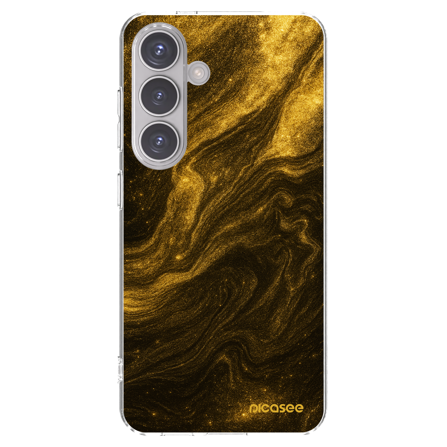 Picasee silikónový prehľadný obal pre Samsung Galaxy S24 S921B 5G - Black