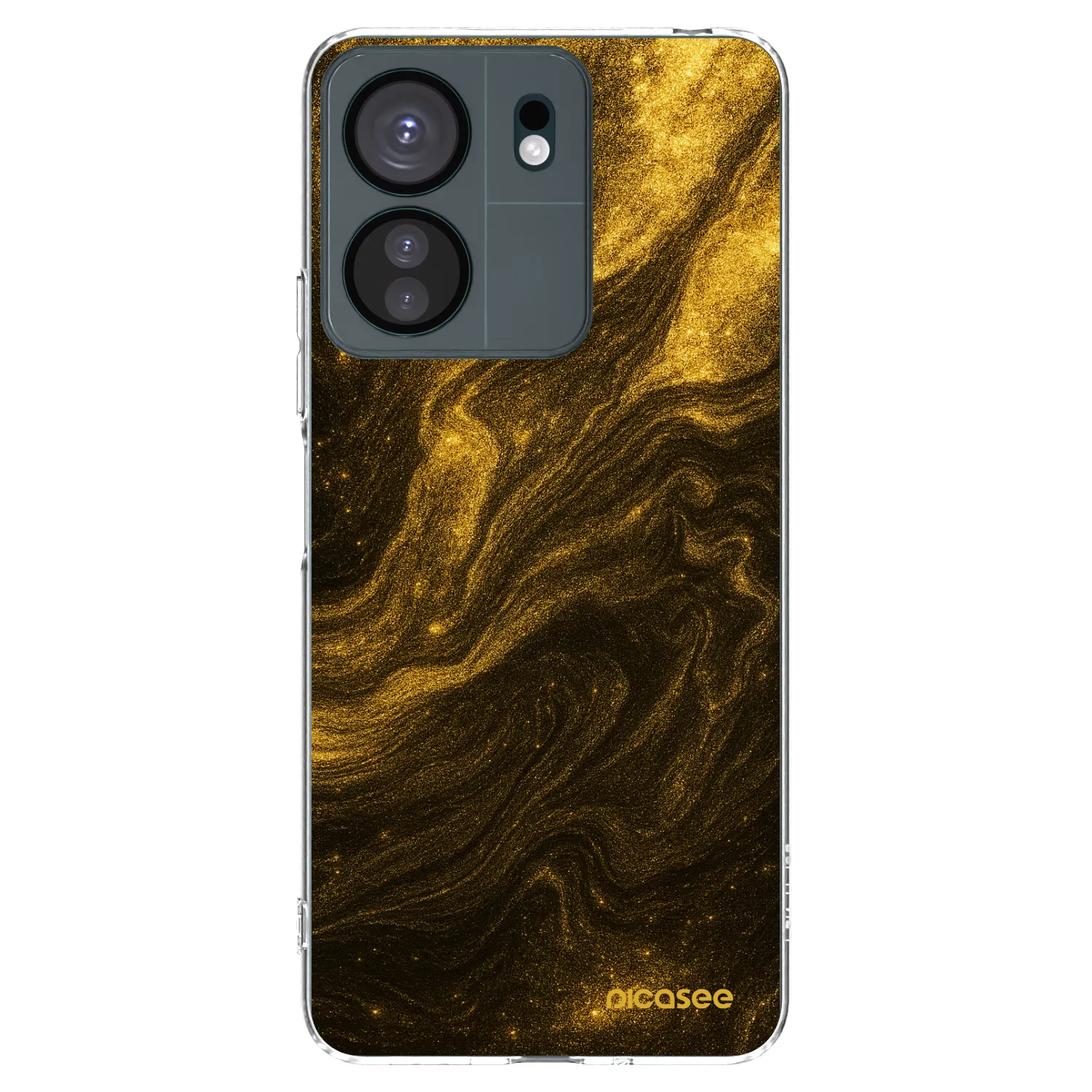 Silikónový prehľadný obal pre Xiaomi Redmi 13C 4G - Black