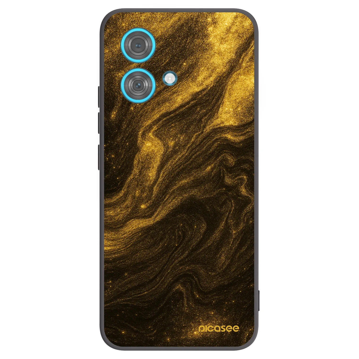 Picasee silikónový čierny obal pre Motorola Edge 40 Neo - Black