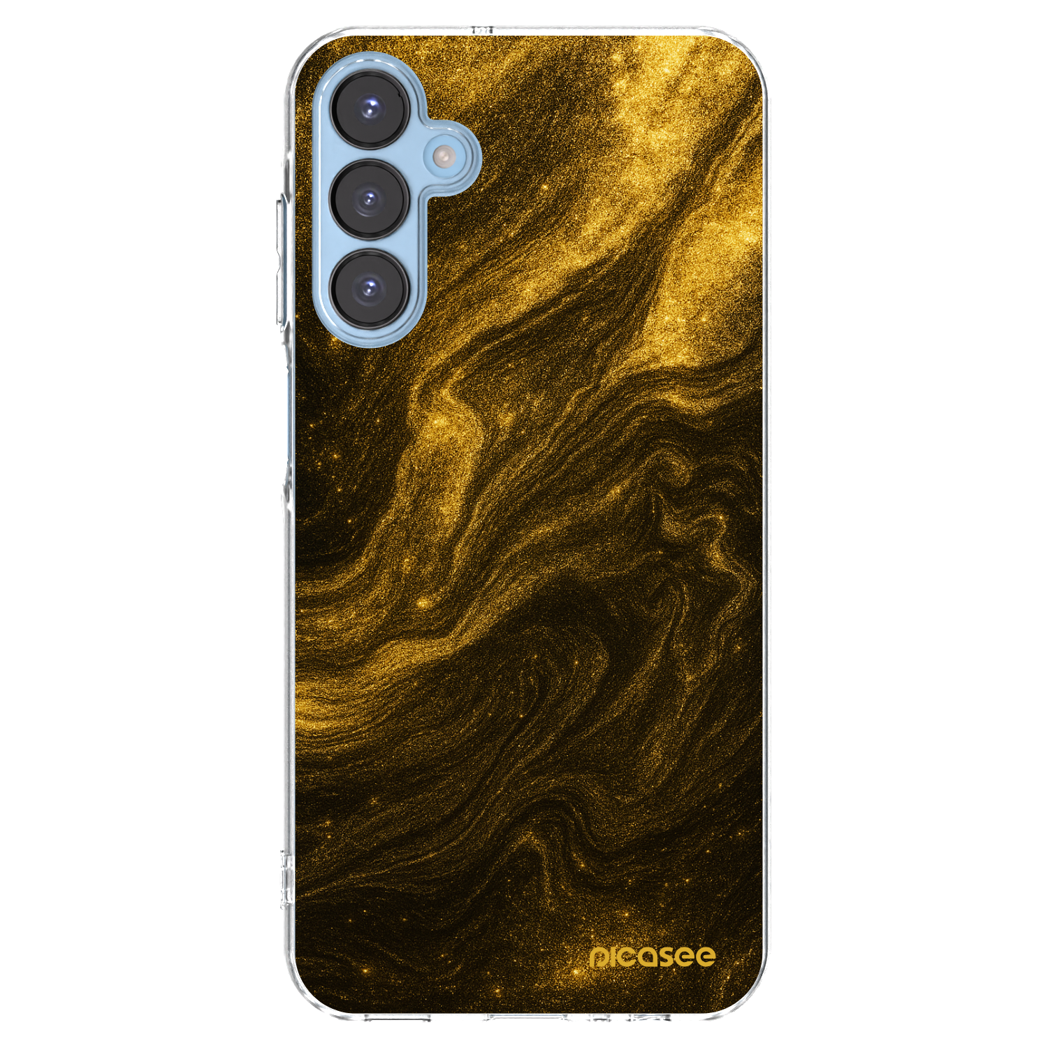 Picasee silikónový prehľadný obal pre Samsung Galaxy A15 A156B 5G - Black