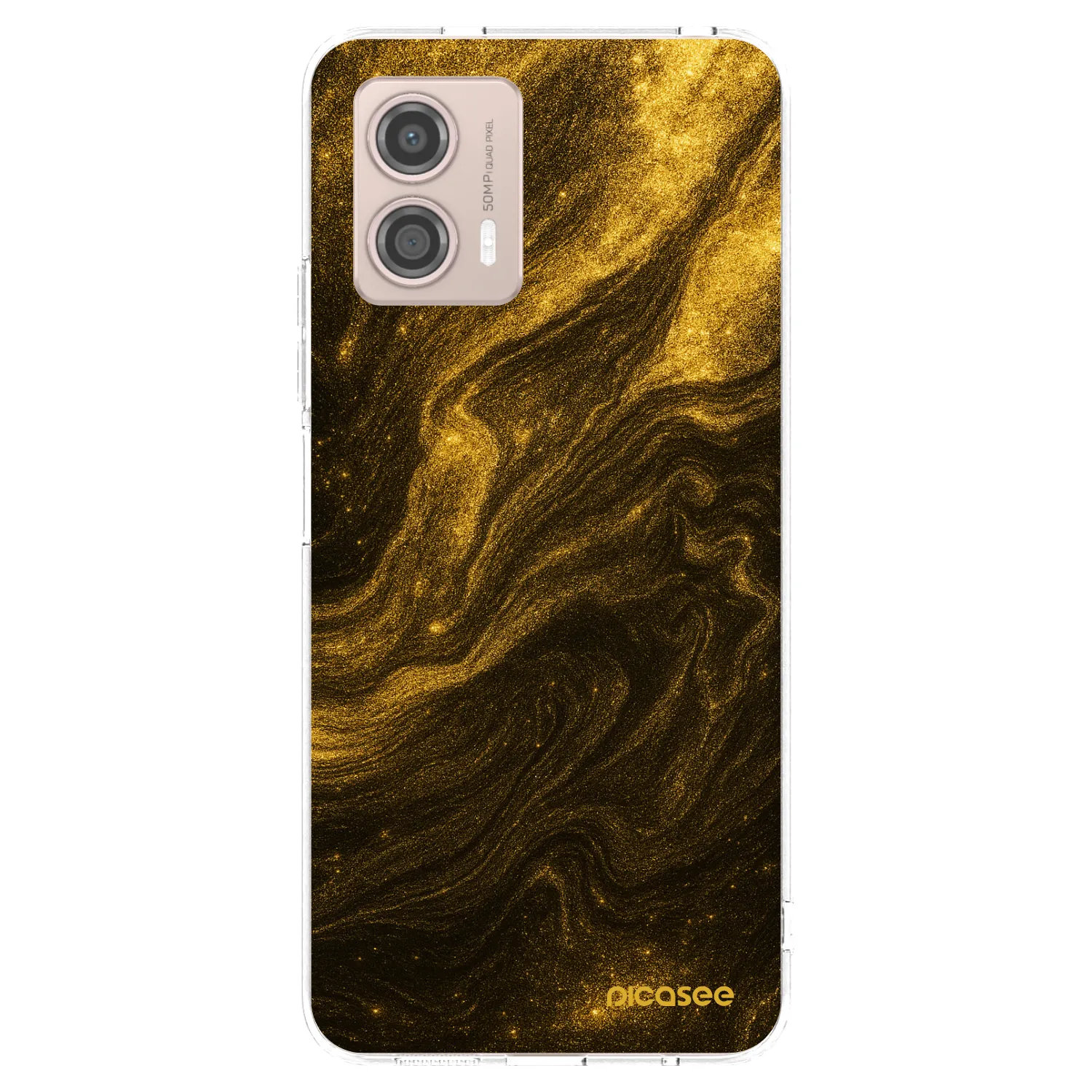 Silikónový prehľadný obal pre Motorola Moto G53 5G - Black