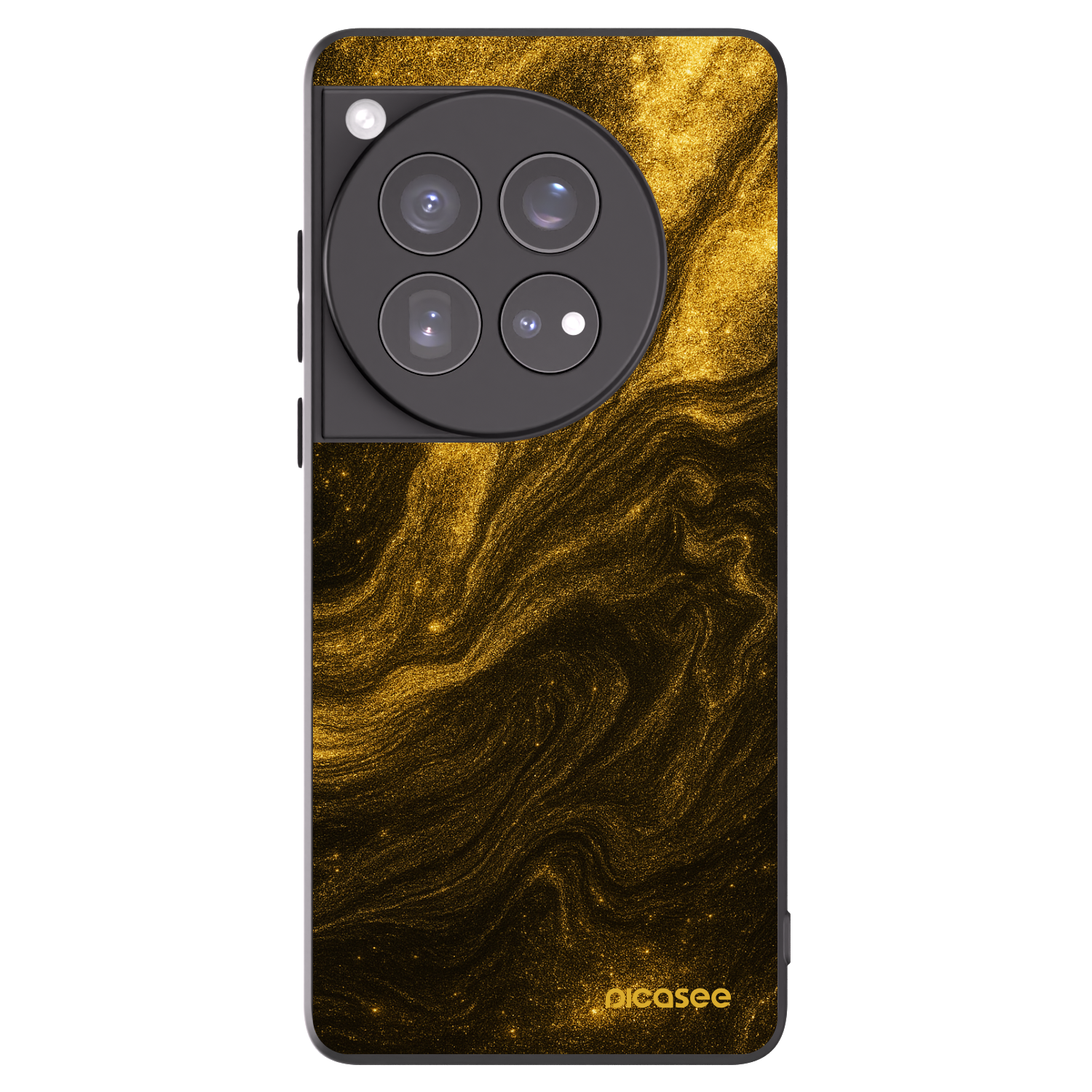 Picasee silikónový čierny obal pre OnePlus 12 5G - Black