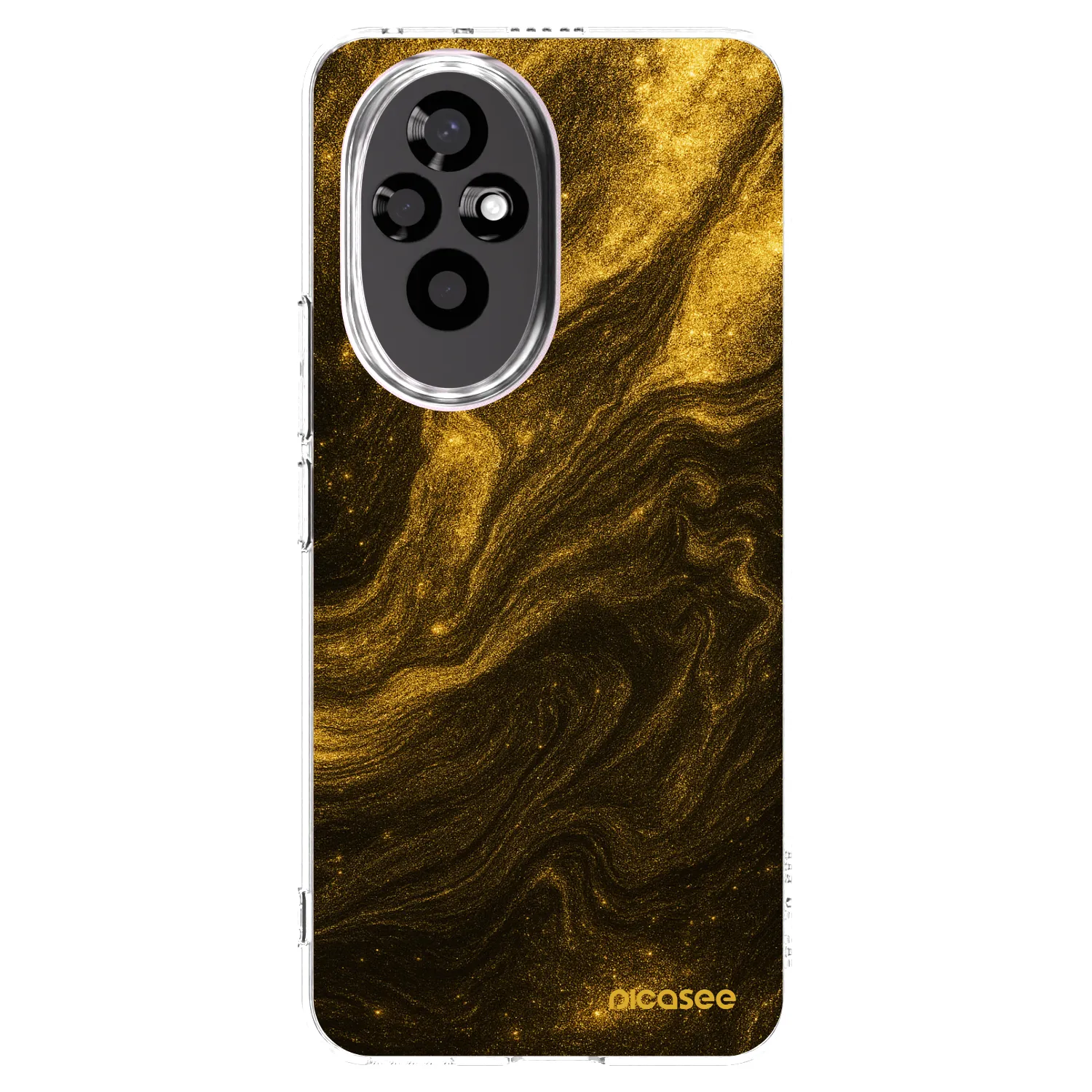 Picasee silikónový prehľadný obal pre Honor 200 Pro 5G - Black