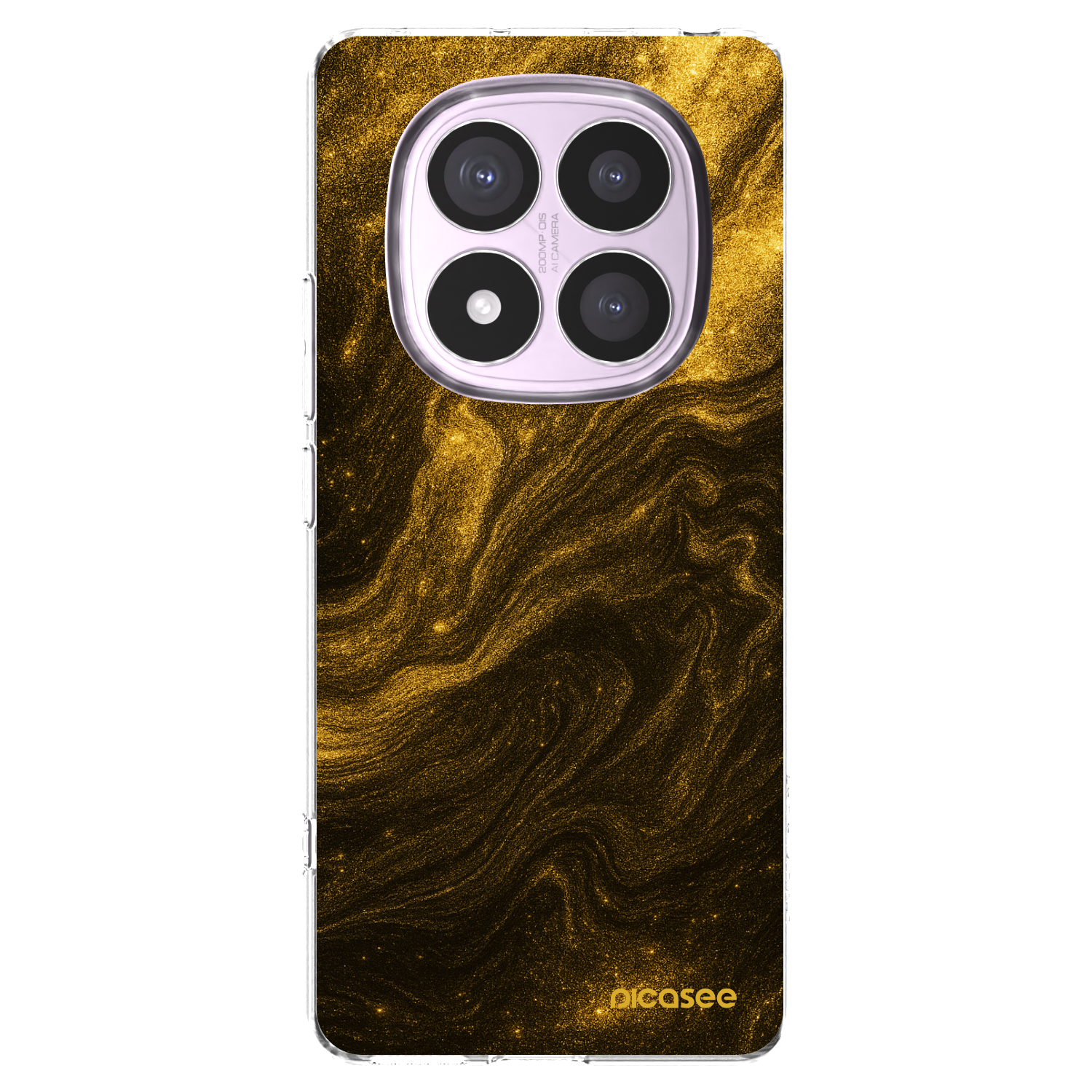 Picasee silikónový prehľadný obal pre Xiaomi Redmi Note 14 Pro 5G - Black