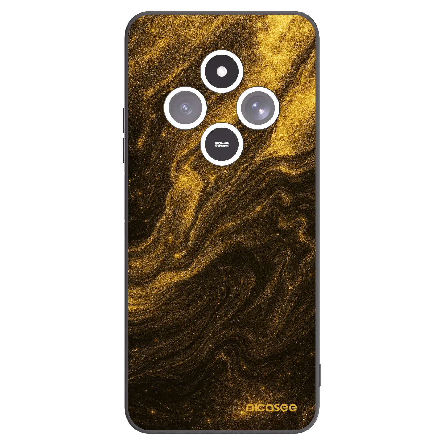 Picasee silikónový čierny obal pre Xiaomi Redmi 14C - Black