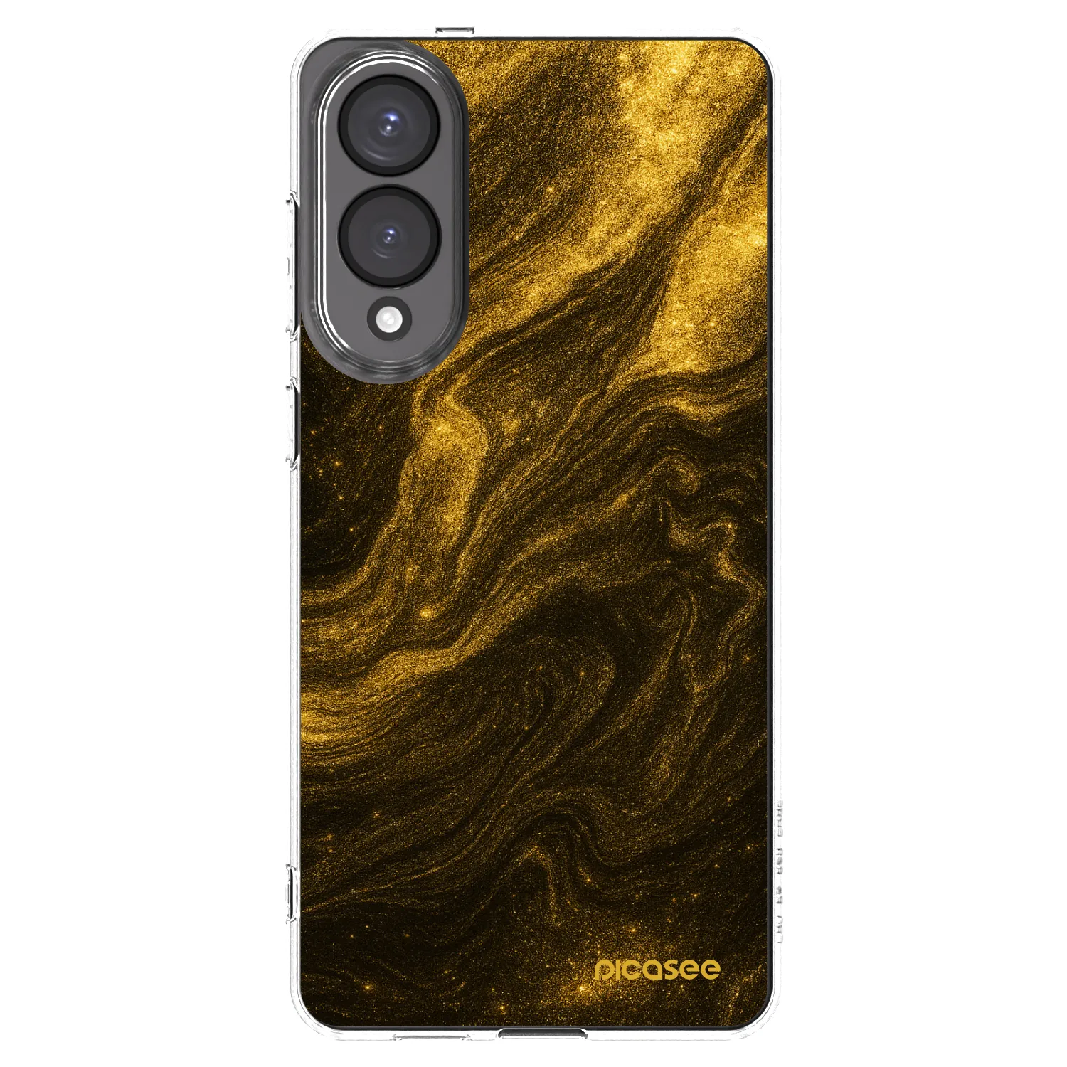 Picasee silikónový prehľadný obal pre Samsung Galaxy S25 Edge 5G - Black