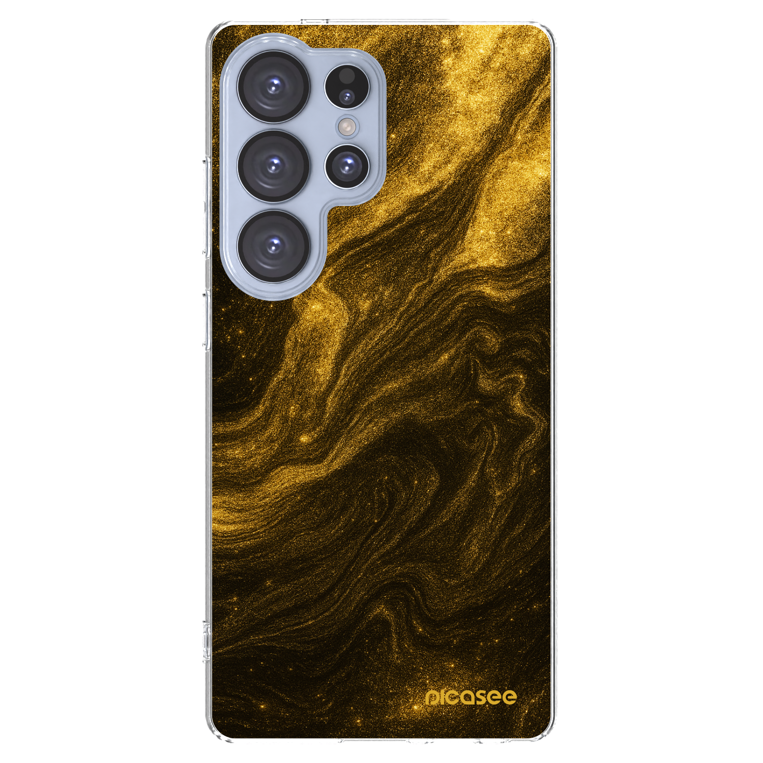 Picasee silikónový prehľadný obal pre Samsung Galaxy S25 Ultra 5G - Black