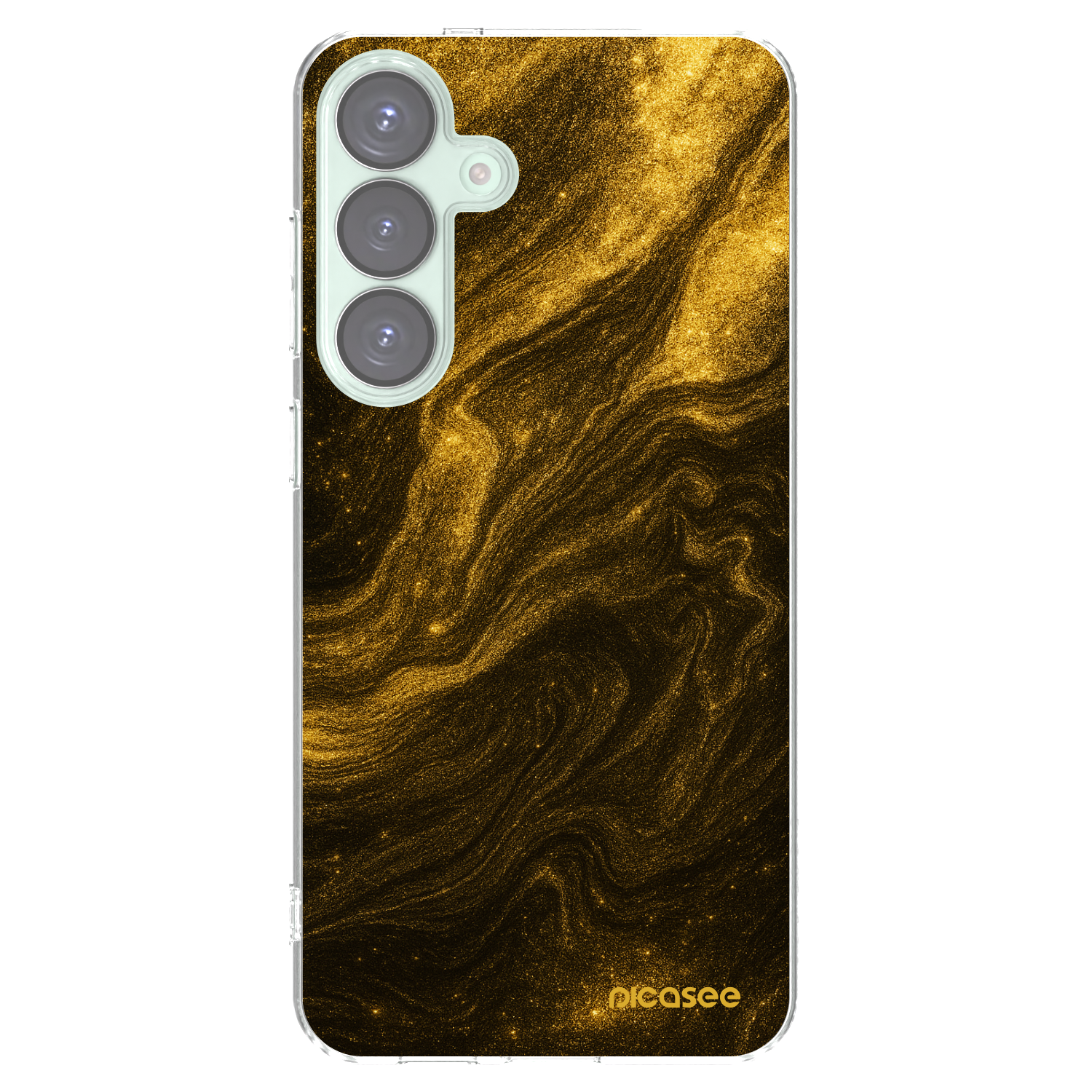 Picasee silikónový prehľadný obal pre Samsung Galaxy S25+ 5G - Black
