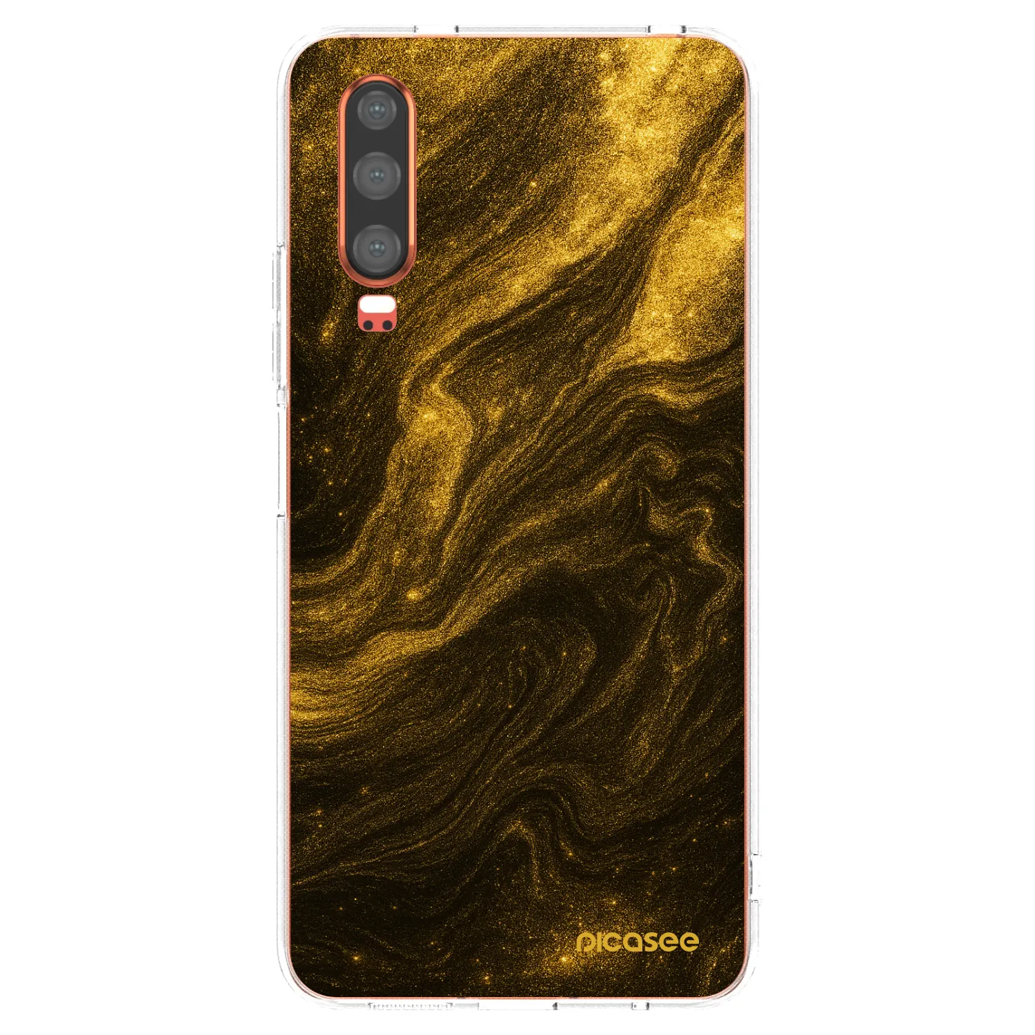 Silikónový prehľadný obal pre Huawei P30 - Black