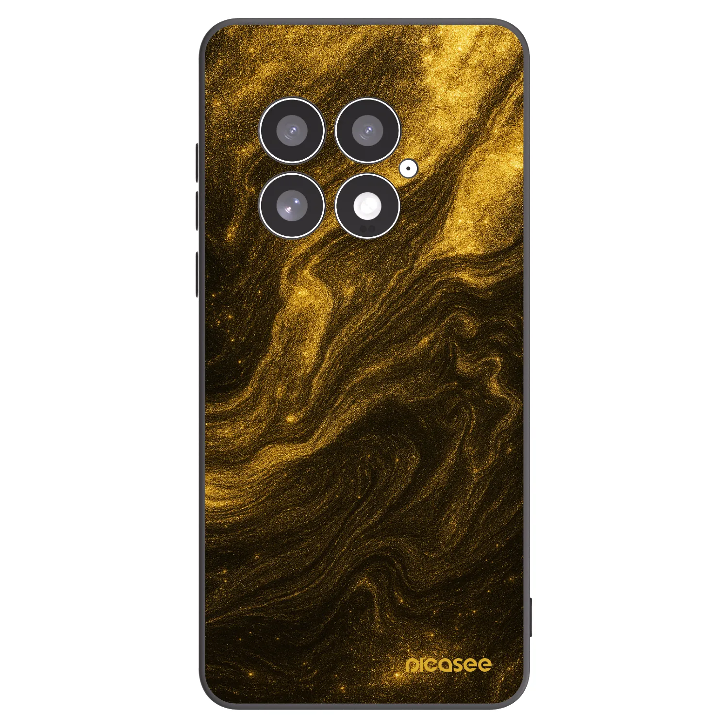 Picasee silikónový čierny obal pre OnePlus 13 5G - Black