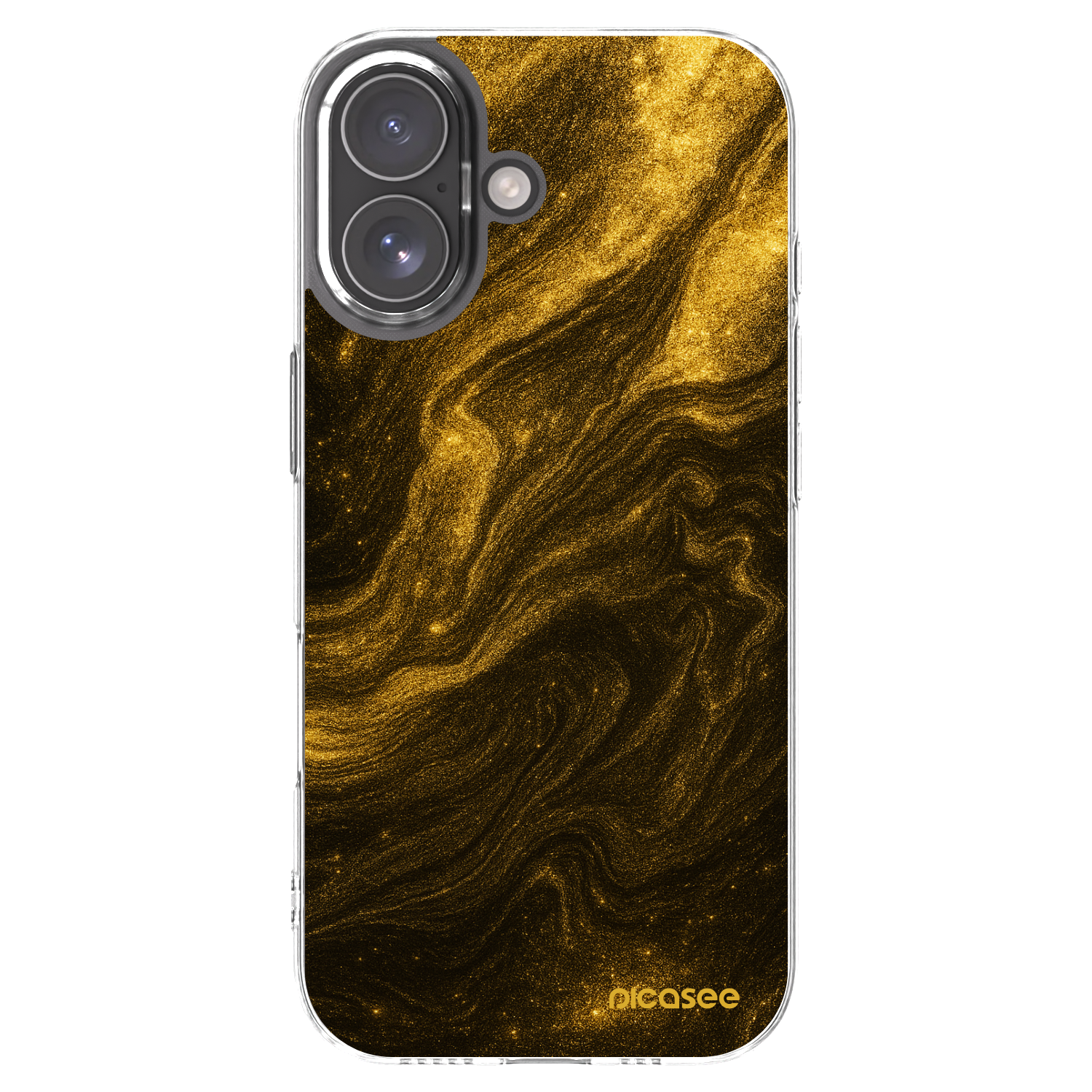 Picasee silikónový prehľadný obal pre Apple iPhone 17 - Black