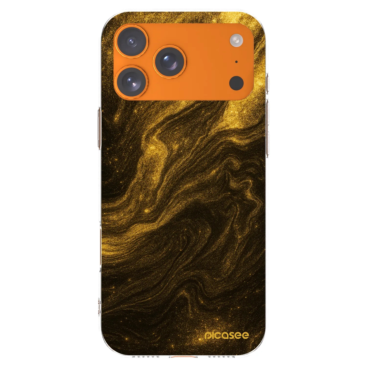 Silikónový prehľadný obal pre Apple iPhone 17 Pro Max - Black