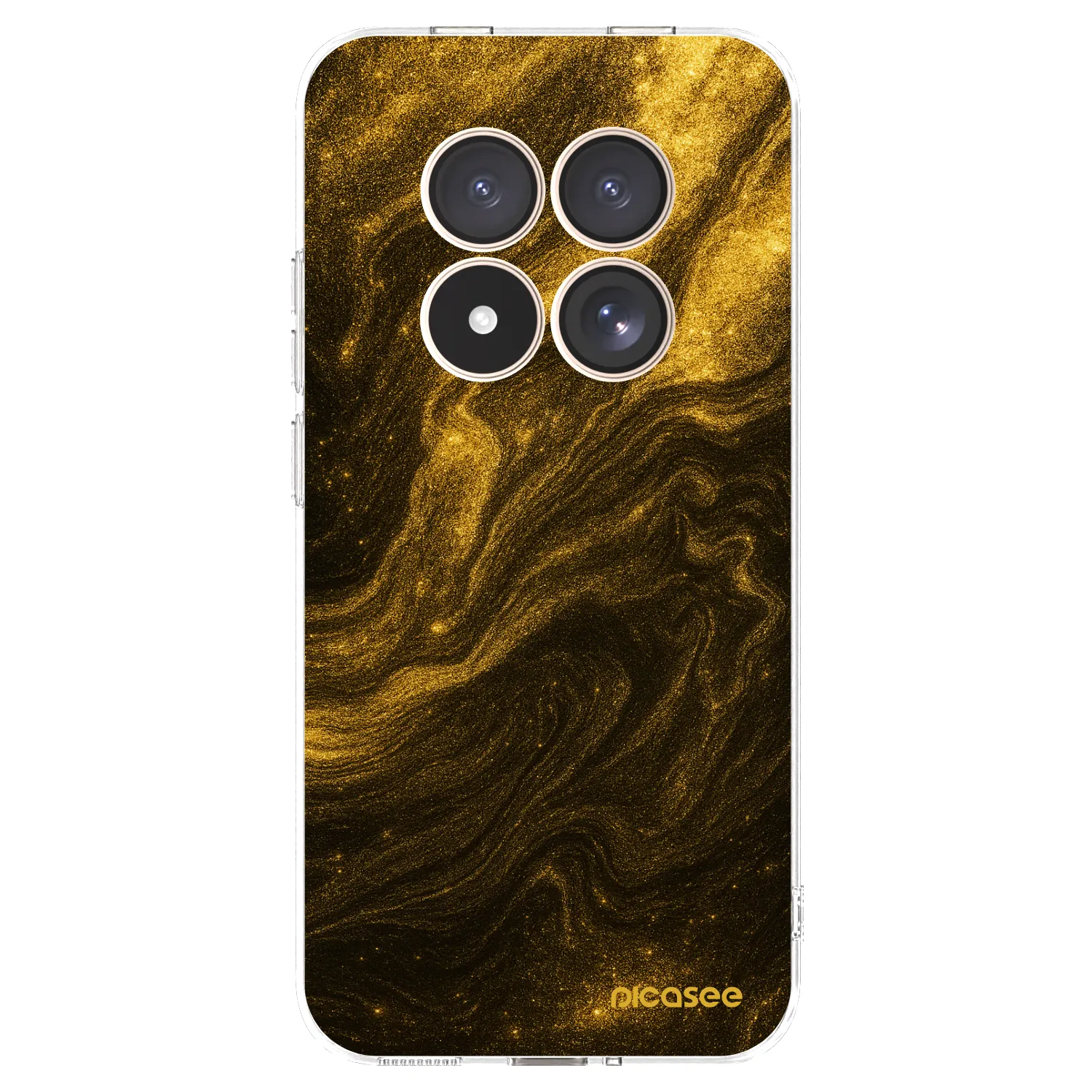 Picasee silikónový prehľadný obal pre Xiaomi Redmi Note 15 Pro 4G - Black
