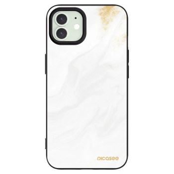 Picasee silikónový čierny obal pre Apple iPhone 12 - White