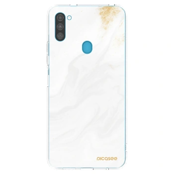 Picasee silikónový prehľadný obal pre Samsung Galaxy M11 - White