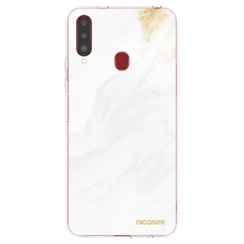 Picasee silikónový prehľadný obal pre Samsung Galaxy A20s - White