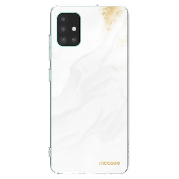 Picasee silikónový prehľadný obal pre Samsung Galaxy M51 M515F - White