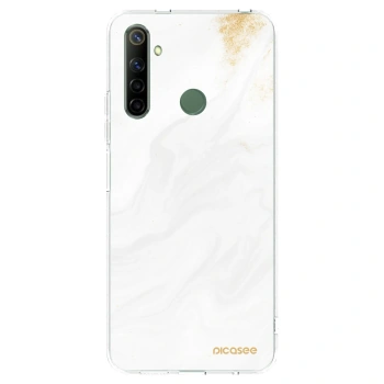 Picasee silikónový prehľadný obal pre Realme 6i - White
