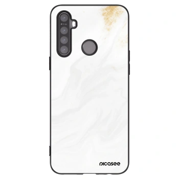 Picasee silikónový čierny obal pre Realme 5 - White