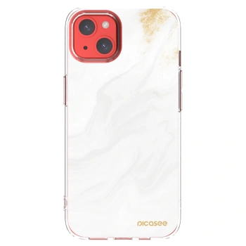 Picasee silikónový prehľadný obal pre Apple iPhone 13 - White